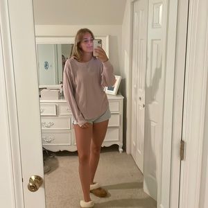 Uniqlo purple pullover sweatshirt